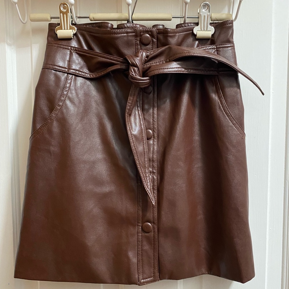 Urban Outfitters Chocolate Brown Mini Skirt